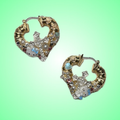 BLUE HK SILVER CROSS HEART BAMBOOS